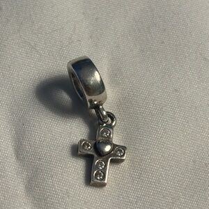 Silver 925 ale Pandora Cross Charm Pendant